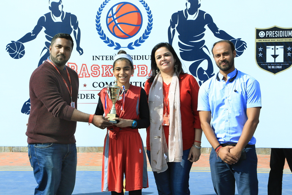 Presidium Indirapuram, PRESIDIANS READY TO SCORE AT INTER-SCHOOL BASKETBALL CHAMPIONSHIP